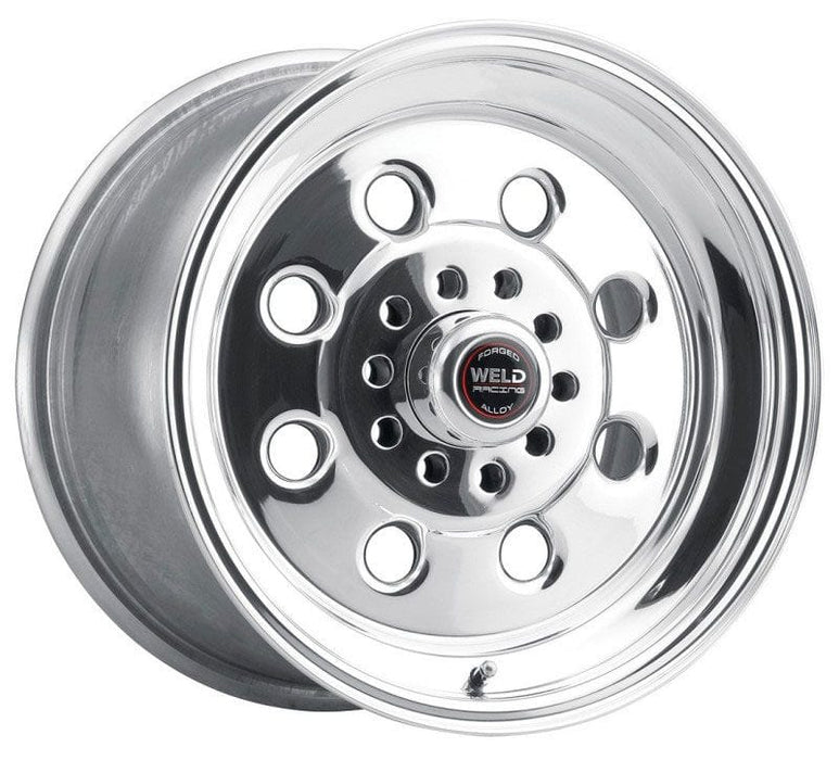 WELD 5 x 4.5/4.75" (Multi-Fit) Bolt Circle with 4.5" Backspace Draglite 15" x 8" Wheel - Polished Finish WE90-58348 Autofit