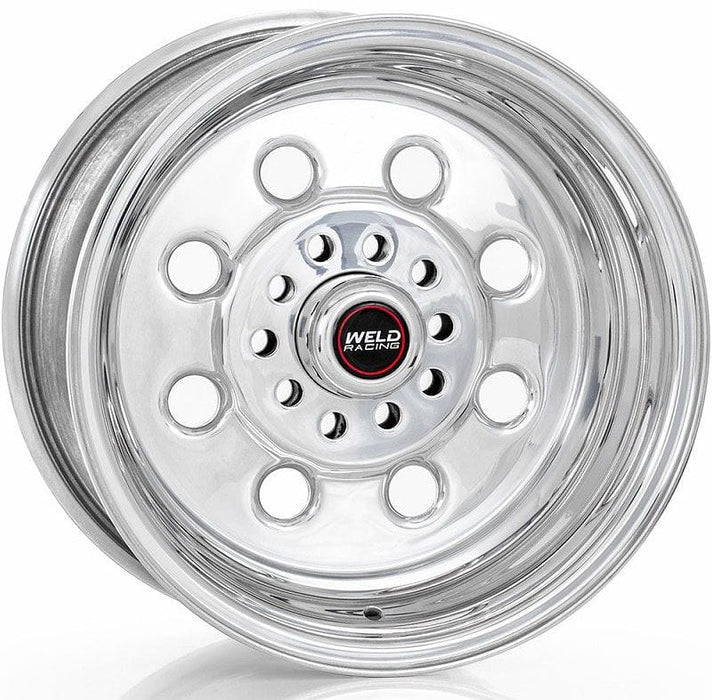 WELD 5 x 4.5/4.75" (Multi-Fit) Bolt Circle with 5.5" Backspace Draglite 15" x 7" Wheel - Polished Finish WE90-57350 Autofit
