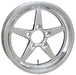 WELD 5 x 4.5" Bolt Circle with 1.75" Backspace AlumaStar 2.0 1-Piece 15 x 3.5" Wheel - Polished Finish WE788-15204 Autofit