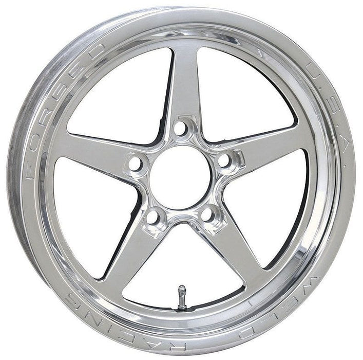 WELD 5 x 4.5" Bolt Circle with 2.25" Backspace AlumaStar 2.0 1-Piece 15 x 3.5" Wheel - Polished Finish WE788-15202 Autofit