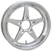 WELD 5 x 4.5" Bolt Circle with 2.25" Backspace AlumaStar 2.0 1-Piece 15 x 3.5" Wheel - Polished Finish WE788-15202 Autofit