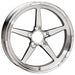 WELD 5 x 4.5" Bolt Circle with 2.25" Backspace AlumaStar 2.0 1-Piece 17 x 4.5" Wheel - Polished Finish WE788-1704204 Autofit