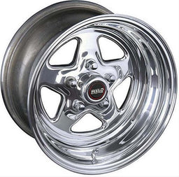WELD 5 x 4.5" Bolt Circle with 2.5" Backspace ProStar 15" x 4" Wheel - Polished Finish WE96-54204 Autofit