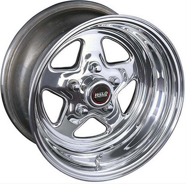 WELD 5 x 4.5" Bolt Circle with 2.5" Backspace ProStar 15" x 4" Wheel - Polished Finish WE96-54204 Autofit