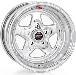 WELD 5 x 4.5" Bolt Circle with 3.5" Backspace ProStar 15" x 12" Wheel - Polished Finish WE96-512206 Autofit
