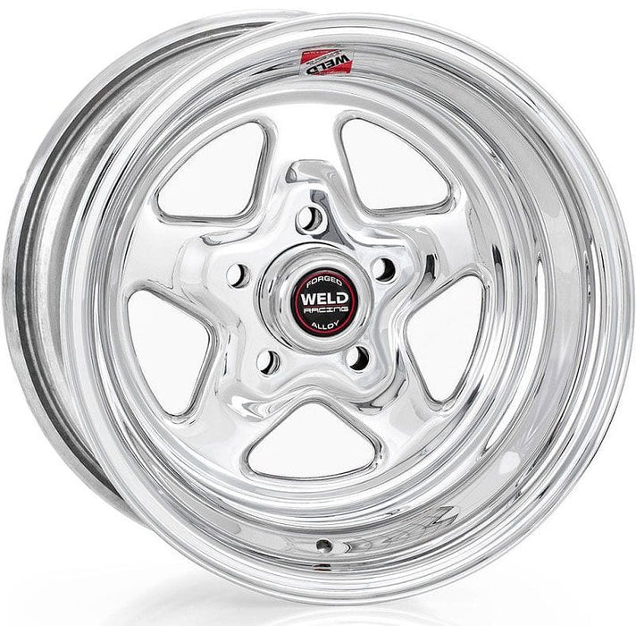 WELD 5 x 4.5" Bolt Circle with 3.5" Backspace ProStar 15" x 12" Wheel - Polished Finish WE96-512206 Autofit