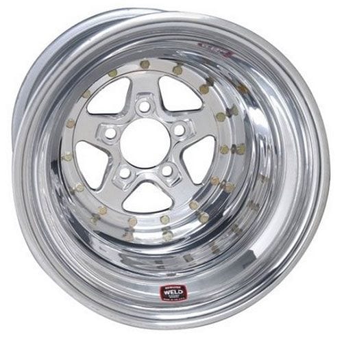 WELD 5 x 4.5" Bolt Circle with 3" Backspace AlumaStar 2.0 15 x 10" Wheel - Polished Finish WE788-510206 Autofit