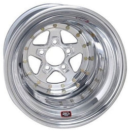 WELD 5 x 4.5" Bolt Circle with 3" Backspace AlumaStar 2.0 15 x 9" Wheel - Polished Finish WE788-509206 Autofit