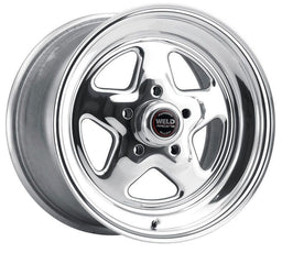 WELD 5 x 4.5" Bolt Circle with 4.5" Backspace ProStar 15" x 12" Wheel - Polished Finish WE96-512208 Autofit