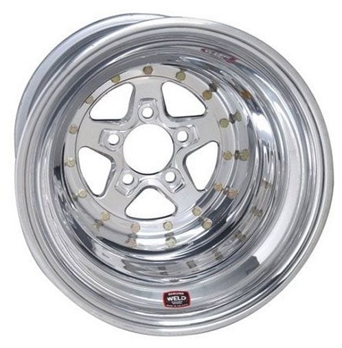 WELD 5 x 4.5" Bolt Circle with 4" Backspace AlumaStar 2.0 15 x 10" Wheel - Polished Finish WE788-510208 Autofit