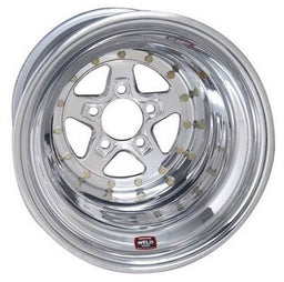 WELD 5 x 4.5" Bolt Circle with 4" Backspace AlumaStar 2.0 15 x 8" Wheel - Polished Finish WE788-508208 Autofit