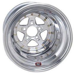 WELD 5 x 4.5" Bolt Circle with 4" Backspace AlumaStar 2.0 15 x 9" Wheel - Polished Finish WE788-509208 Autofit