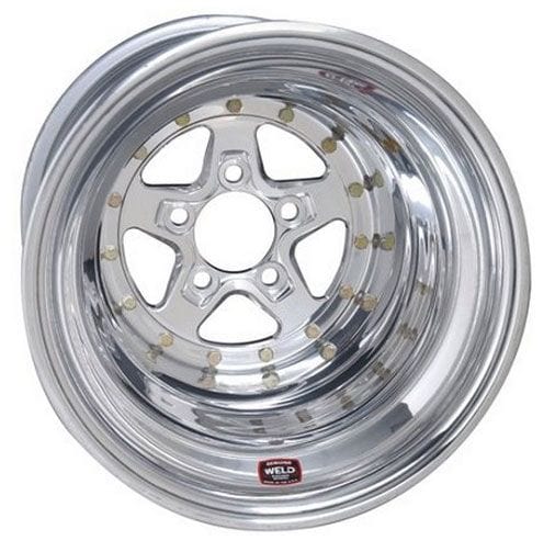 WELD 5 x 4.5" Bolt Circle with 4" Backspace AlumaStar 2.0 15 x 9" Wheel - Polished Finish WE788-509208 Autofit