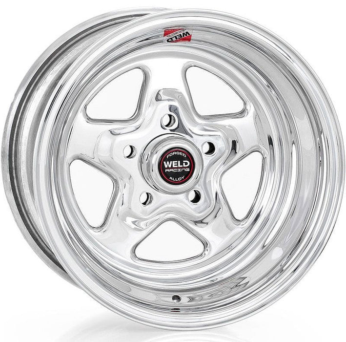 WELD 5 x 4.5" Bolt Circle with 6.5" Backspace ProStar 15" x 10" Wheel - Polished Finish WE96-510212 Autofit