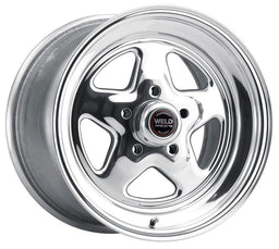 WELD 5 x 4.5" Bolt Circle with 7.5" Backspace ProStar 15" x 10" Wheel - Polished Finish WE96-510214 Autofit