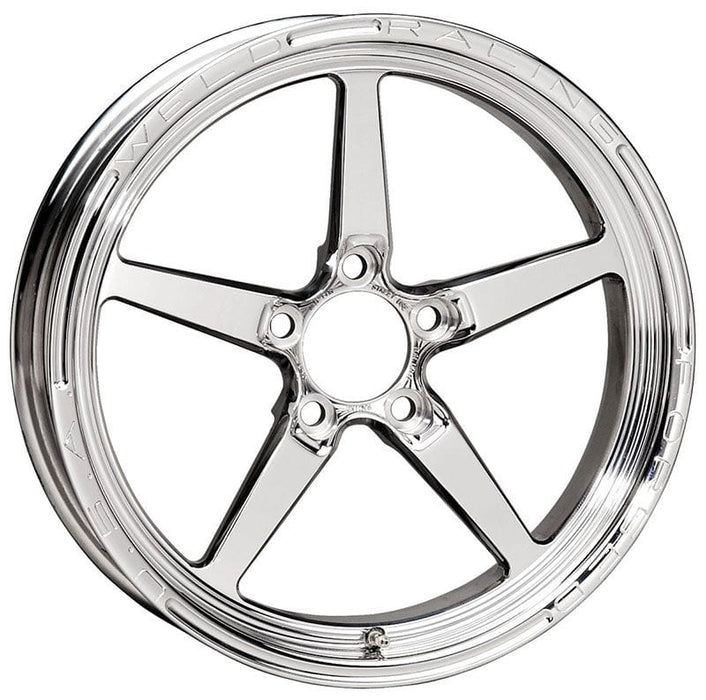 WELD 5 x 4.75" Bolt Circle with 1.75" Backspace AlumaStar 2.0 1-Piece 15 x 3.5" Wheel - Polished Finish WE788-15274 Autofit