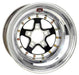 WELD 5 x 4.75" Bolt Circle with 1.75" Backspace AlumaStar 2.0 15 x 4" Wheel - Black Center/Polished Outter Finish WE788B-504272 Autofit