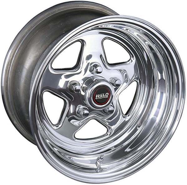 WELD 5 x 4.75" Bolt Circle with 4.5" Backspace ProStar 15" x 12" Wheel - Polished Finish WE96-512278 Autofit