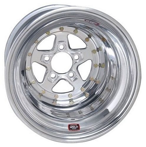 WELD 5 x 4.75" Bolt Circle with 4" Backspace AlumaStar 2.0 15 x 8" Wheel - Polished Finish WE788-508278 Autofit