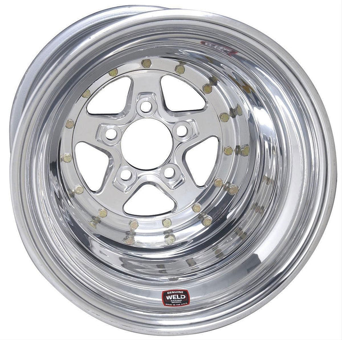 Weld AlumaStar 2.0 15 x 10" Wheel - Polished Finish Autofit