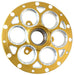 WELD L/H Suit Straight Shaft, 13" & 15" Rims With 3-Lug Mount Rotor Magnum Midget & Sprint Hub - Gold WEC8088-LT Autofit