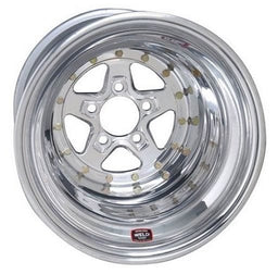 Weld Racing 5 x 4.5" Bolt Circle with 5" Backspace AlumaStar 2.0 15 x 8" Wheel - Polished Finish WE788-508210 Autofit