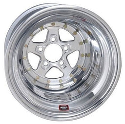 Weld Racing 5 x 4.75" Bolt Circle with 6" Backspace AlumaStar 2.0 15 x 12" Wheel - Polished Finish WE788-512282 Autofit