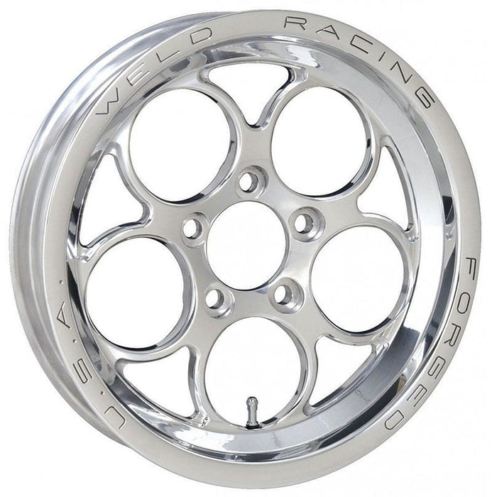 Weld Racing 5x4.5" Bolt Circle with 2.25" Backspace Magnum Drag 2.0 17" x 4.5" One Piece Wheel, Polished WE786P-1704204 Autofit