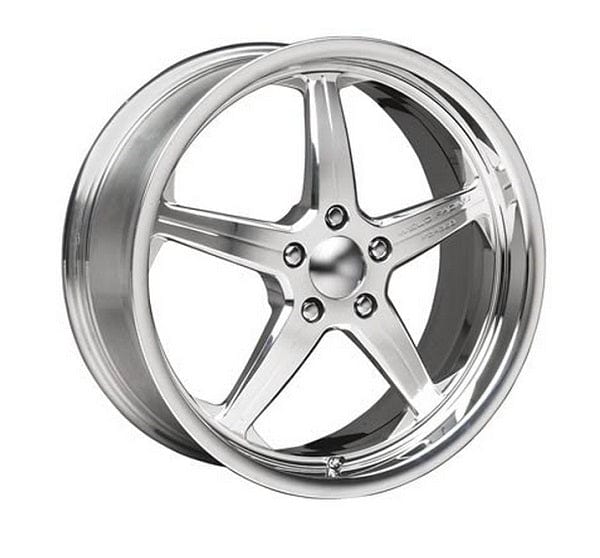 Weld Racing 5x4.5" with 45mm Offset, 6.320" Backspace, 2.874" Centre Bore Forge Star 18x8.5" Polished Aluminium Wheel WE850-885485 Autofit