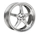 Weld Racing 5x4.5" with 45mm Offset, 6.320" Backspace, 2.874" Centre Bore Forge Star 18x8.5" Polished Aluminium Wheel WE850-885485 Autofit