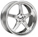 Weld Racing 5x4.5" with 45mm Offset, 6.320" Backspace, 2.874" Centre Bore Forge Star 19x8.5" Polished Aluminium Wheel WE850-985485 Autofit