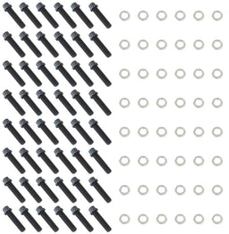 Weld Racing Contains 48 12pt Coarse Thread Bolts & Washers 16" Double Bead-Loc Bolt Kit WEP650-3017 Autofit