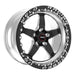 Weld RT-S S71 15 x 8" Wheel, Polished with Black Center and Single Beadlock for M/T Autofit