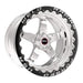 Weld RT-S S71 15 x 9.33" Wheel, Polished with Black Center and Single Beadlock for M/T Autofit