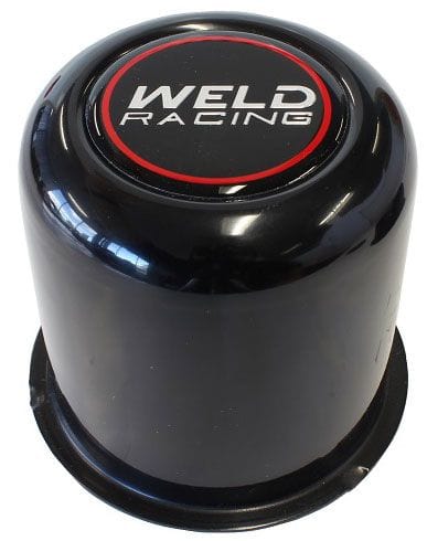 WELD Suit 5-Stud Weld Wheel, 3" Tall Replacement Wheel Center Cap - Black WEP605-5083B Autofit