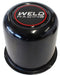 WELD Suit 5-Stud Weld Wheel, 3" Tall Replacement Wheel Center Cap - Black WEP605-5083B Autofit