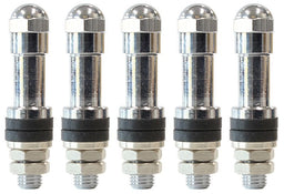 WELD Suit All Weld Spindle Mount Wheels (5-Pack) Valve Stem & Cap WEP613-0350 Autofit