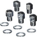 WELD Suit Alumastar, Magnum Drag Wheels (5 Pack) Closed End Wheel Nut and Washer 1/2" WE601-1466 Autofit