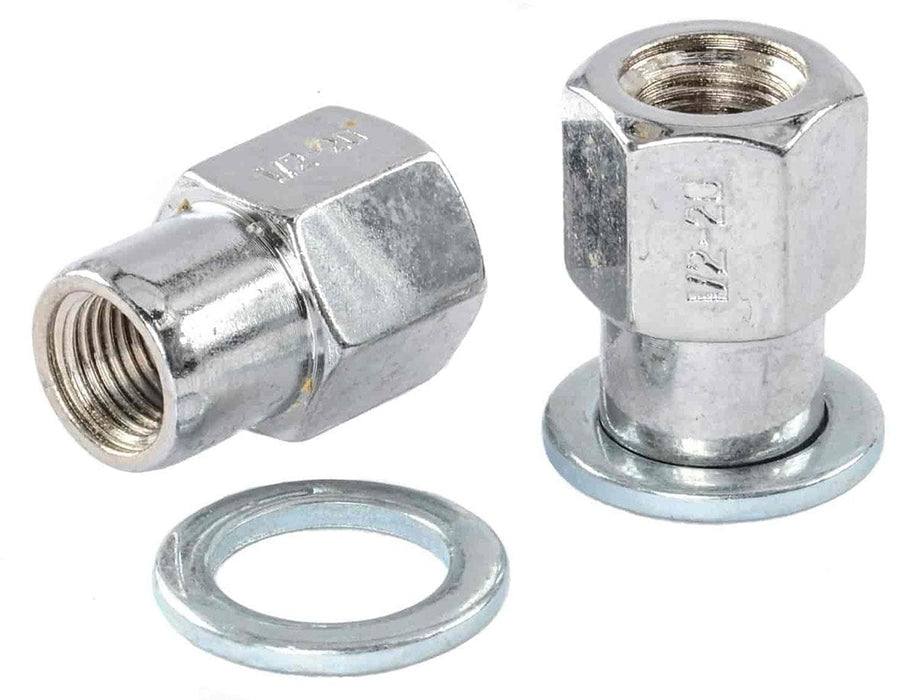 WELD Suit Alumastar, Magnum Drag Wheels (5 Pack) Open End Wheel Nut and Washer 1/2" WE601-1456 Autofit