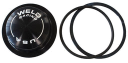 WELD Suit Sprint & Midget With O-Ring & Spiraloc Hub Dust Cap - Black WEC0323B Autofit
