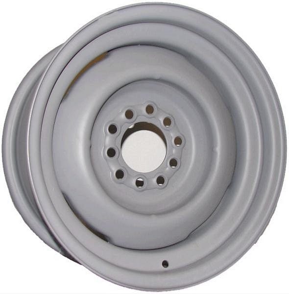 Wheel Vintiques 5" & 5-1/2" Bolt Circle With 3-3/4" Back Space Gennie Steel Rim 16 x 6" - Grey Primer Finish WV14-6605334 Autofit