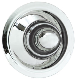 WHEELVINT 3-1/2" Tall Chrome Short Bullet Cap WV1027 Autofit