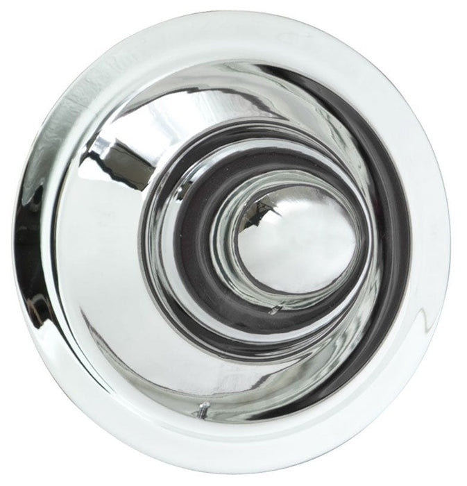WHEELVINT 3-1/2" Tall Chrome Short Bullet Cap WV1027 Autofit