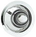 WHEELVINT 3-1/2" Tall Chrome Short Bullet Cap WV1027 Autofit