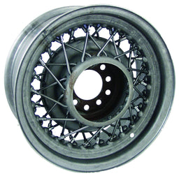 WHEELVINT 4-1/2 & 4-3/4" Bolt Circle With 3" Back Space Bare Street Rod Wire Rim 15 x 6" WV72-561203 Autofit