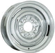 WHEELVINT 4-1/2 & 4-3/4" Bolt Circle With 3" Back Space Chrome Smoothie Steel Rim 15 x 5" WV10-551203 Autofit