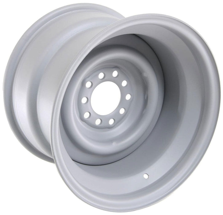 WHEELVINT 4-1/2 & 4-3/4" Bolt Circle With 3" Back Space Smoothie Steel Rim 15 x 5" - Grey Primer Finish WV12-551203 Autofit