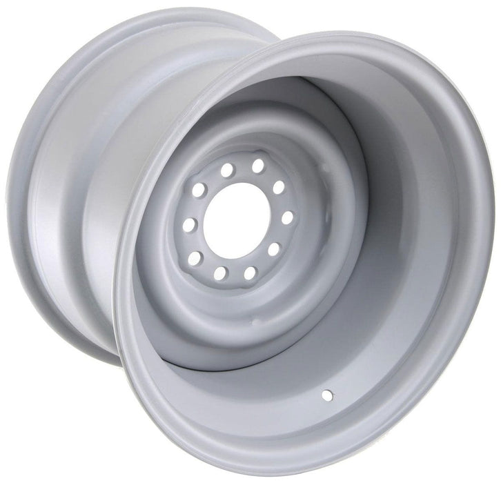 WHEELVINT 4-1/2 & 4-3/4" Bolt Circle With 4-1/2" Back Space Smoothie Steel Rim 15 x 10" - Grey Primer Finish WV12-5012042 Autofit