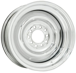 WHEELVINT 4-1/2 & 4-3/4" Bolt Circle With 4-1/4" Back Space Full Chrome Solid Steel Rim 15 x 7" WV22-5712044 Autofit