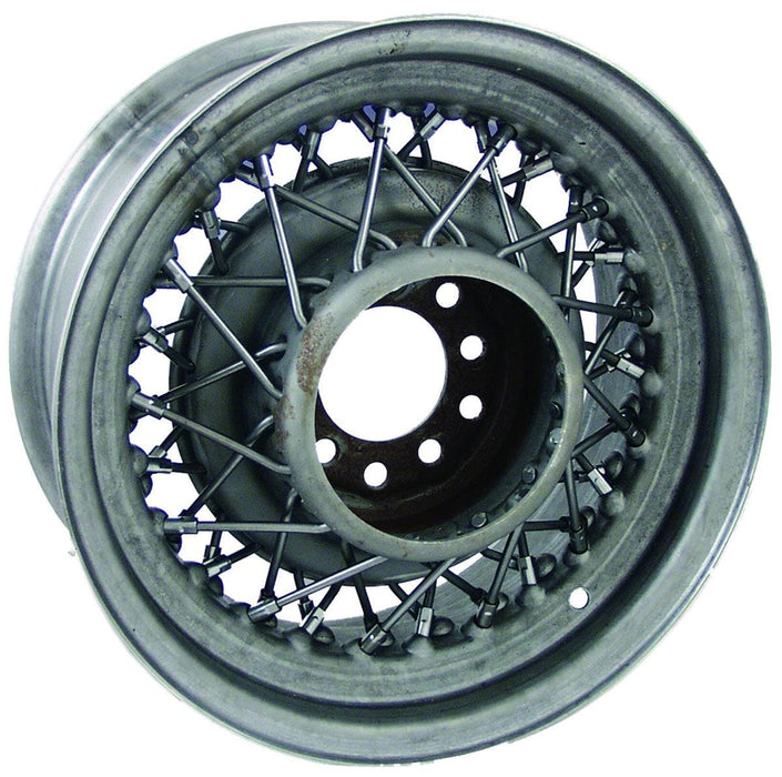 WHEELVINT 4-1/2 & 4-3/4" Bolt Circle With 4" Back Space Bare Street Rod Wire Rim 15 x 7" WV72-571204 Autofit
